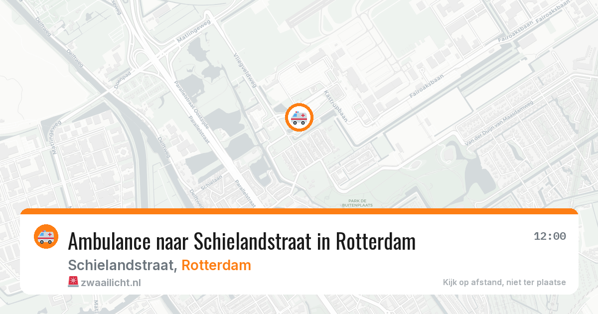 Ambulance naar Schielandstraat in Rotterdam — 3 jun 2026