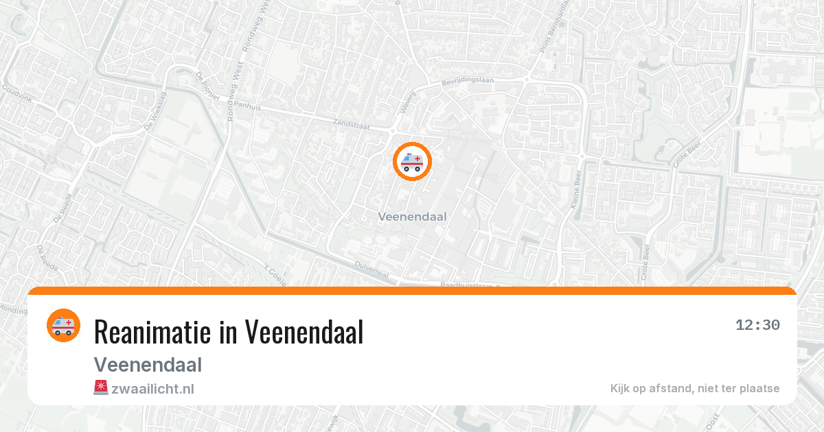 Reanimatie in Veenendaal — 6 jun 2026