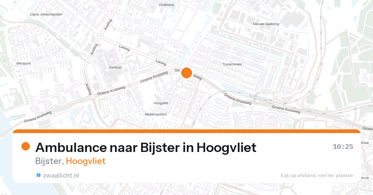 Ambulance naar Bijster in Hoogvliet — 27 aug 2026