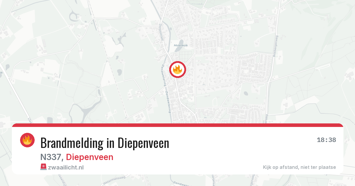 Brandmelding in Diepenveen — 28 jul 2026