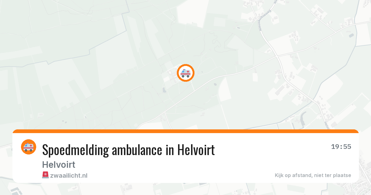 Spoedmelding ambulance in Helvoirt — 12 aug 2026
