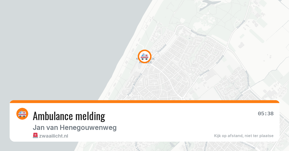 Ambulance melding — 9 feb 2026