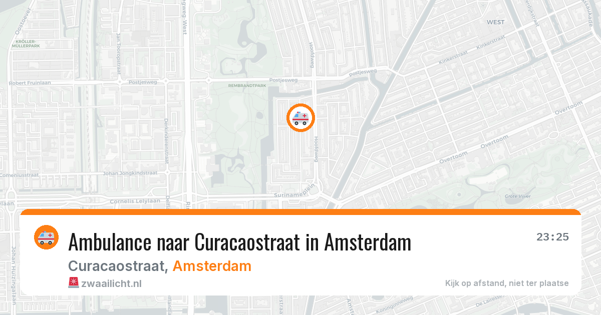 Ambulance naar Curacaostraat in Amsterdam — 10 jun 2026