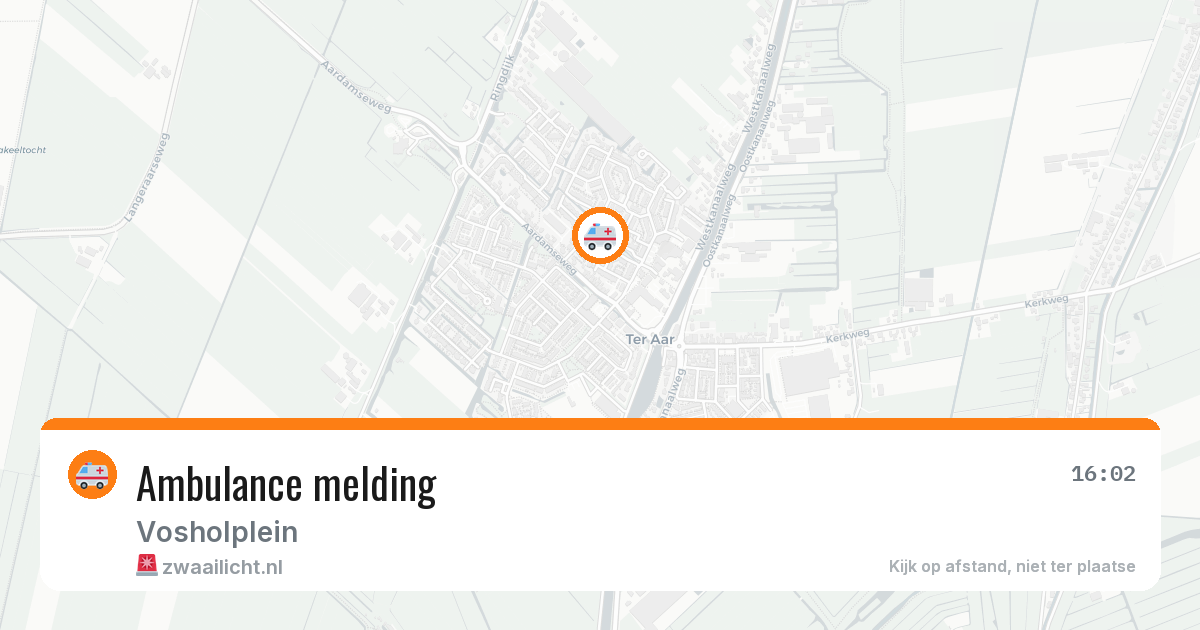 Ambulance melding — 29 mei 2026