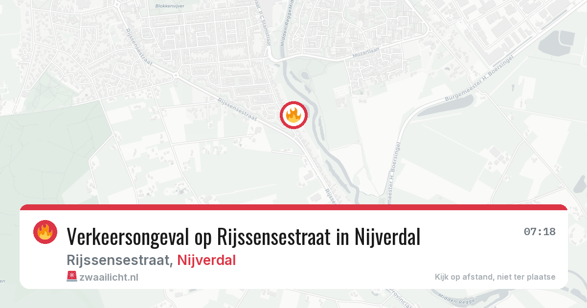 Verkeersongeval op Rijssensestraat in Nijverdal — 22 jun 2026