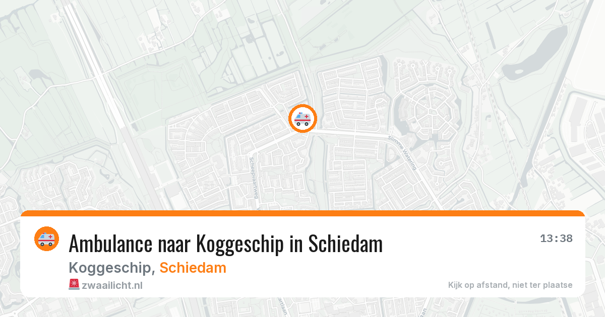 Ambulance naar Koggeschip in Schiedam — 17 jul 2026