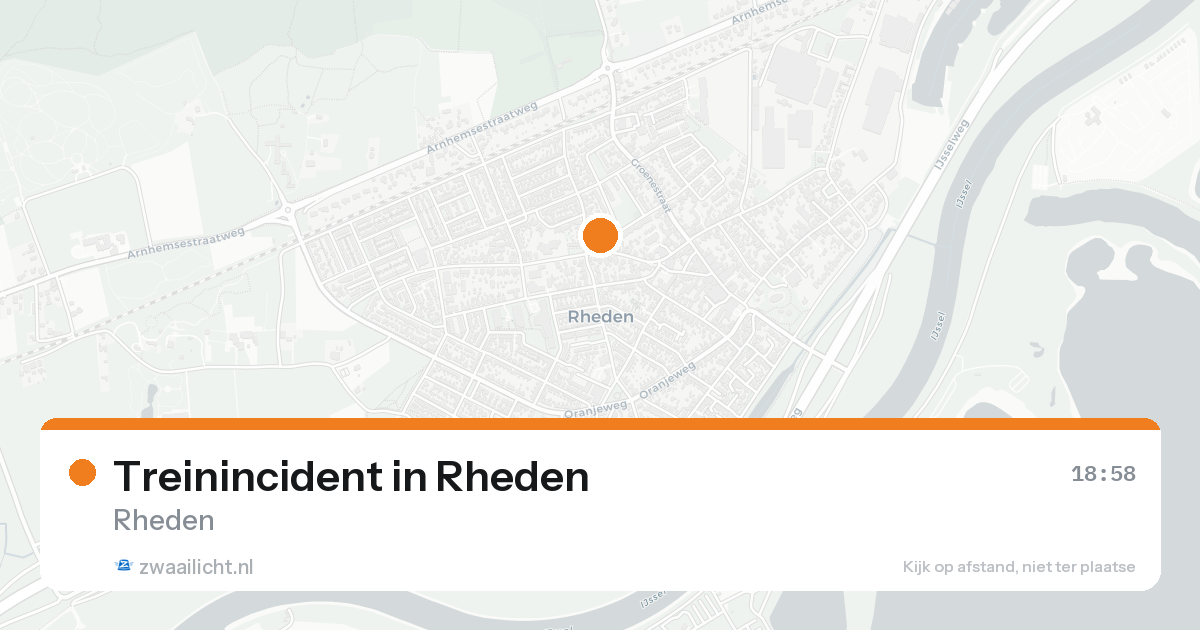 Treinincident in Rheden — 31 jan 2026