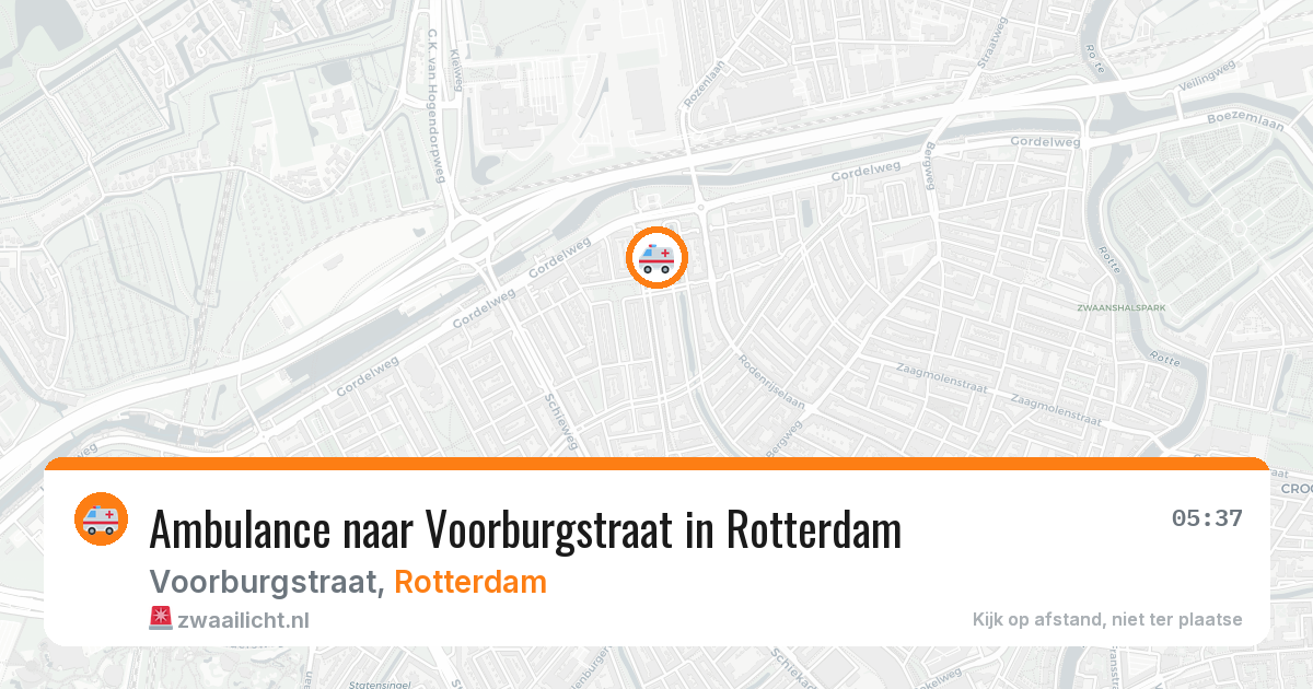 Ambulance naar Voorburgstraat in Rotterdam — 9 jun 2026