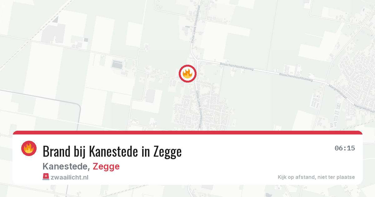 Brand bij Kanestede in Zegge — 5 jun 2026