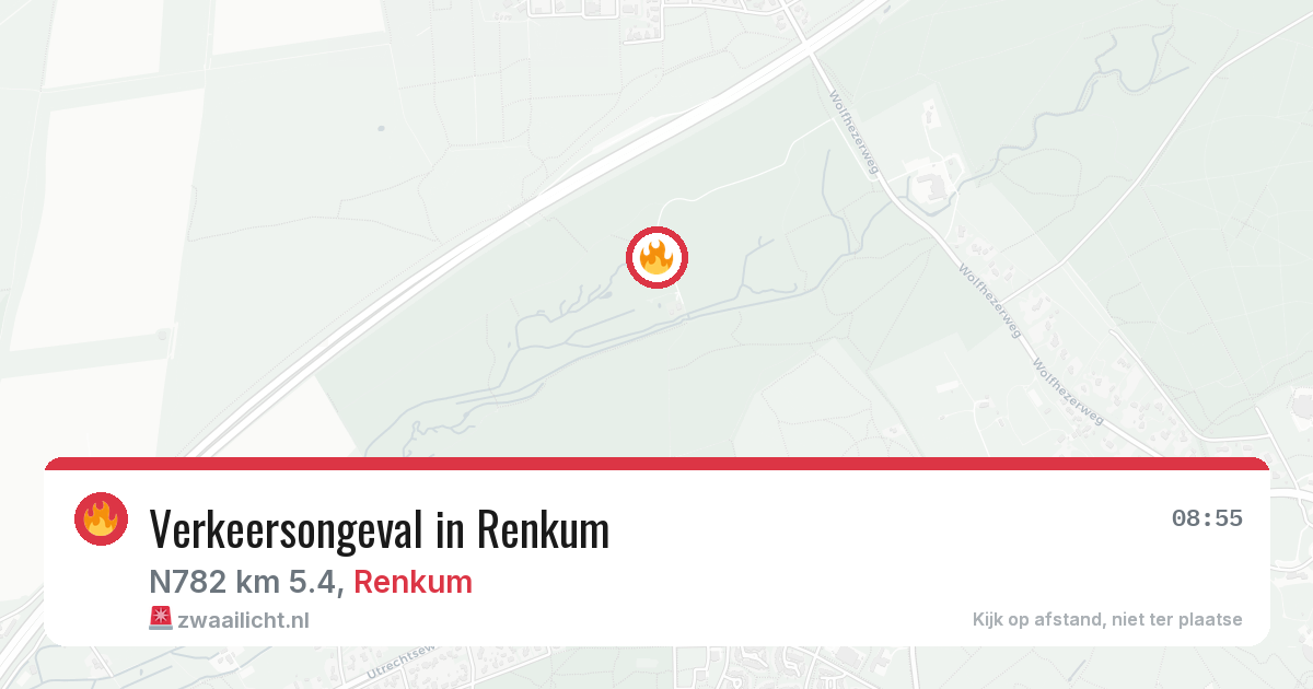 Verkeersongeval in Renkum — 1 aug 2026