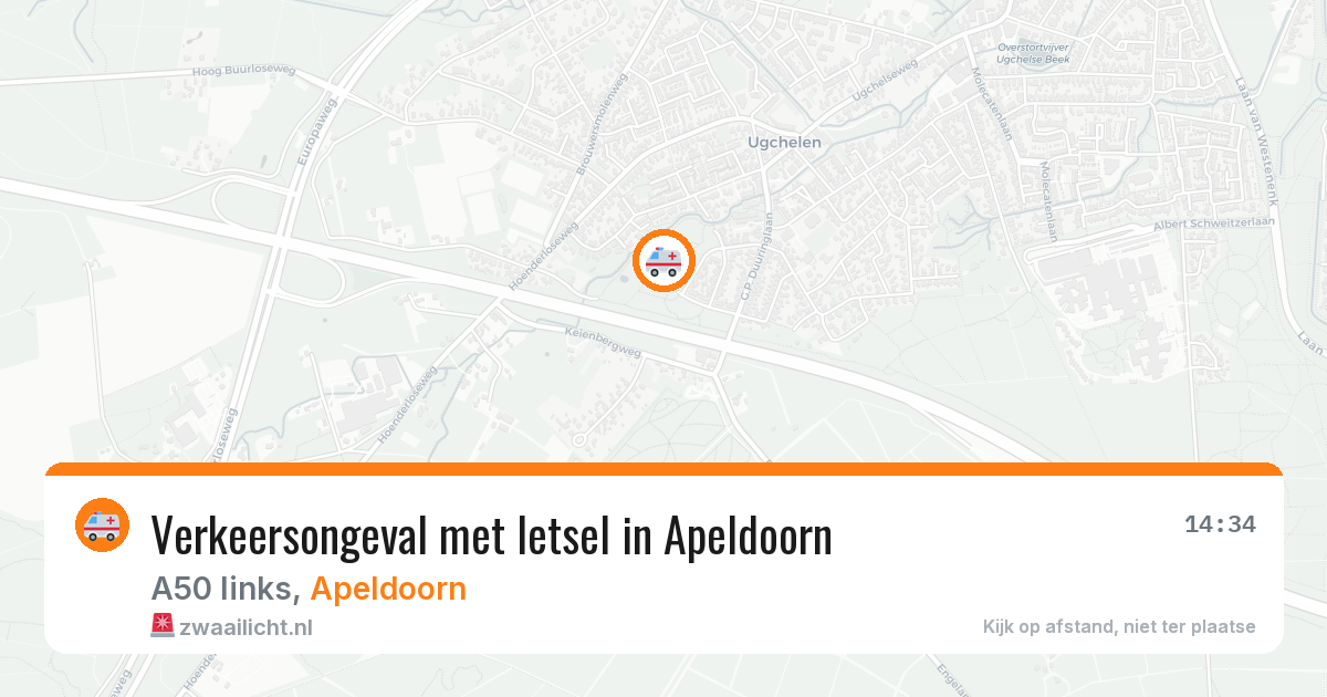 Verkeersongeval met letsel in Apeldoorn — 8 feb 2026