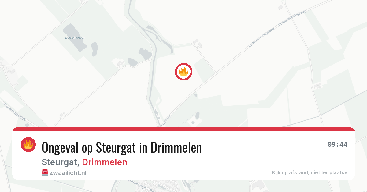 Ongeval op Steurgat in Drimmelen — 7 aug 2026