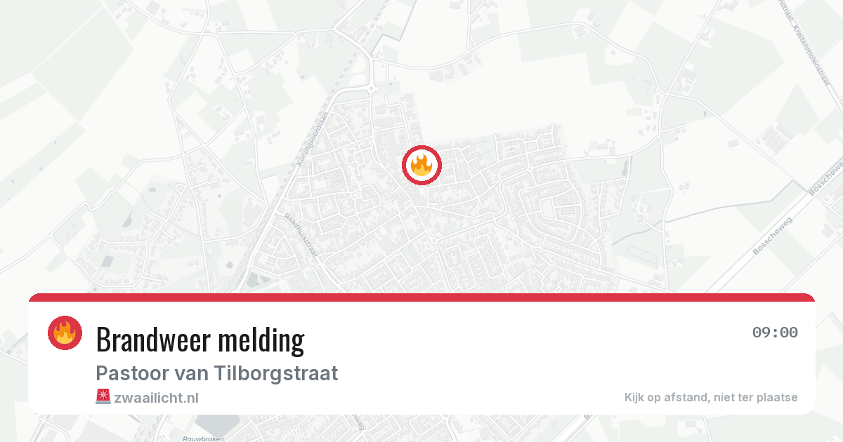 Brandweer melding — 27 mei 2026