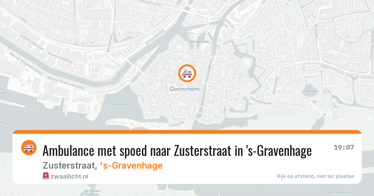Ambulance met spoed naar Zusterstraat in 's-Gravenhage — 4 apr 2026
