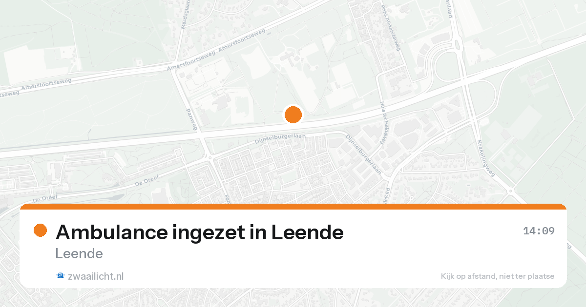 Ambulance ingezet in Leende — 7 feb 2026