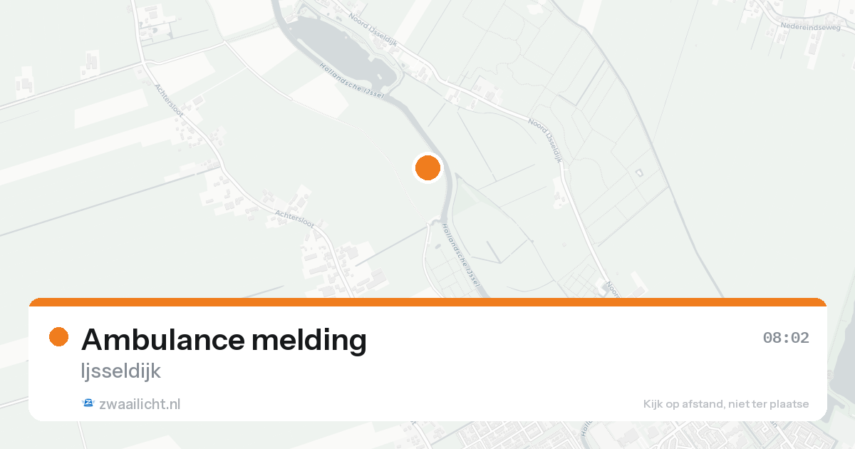 Ambulance melding — 19 mei 2026