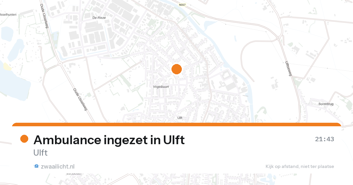 Ambulance ingezet in Ulft — 24 aug 2026