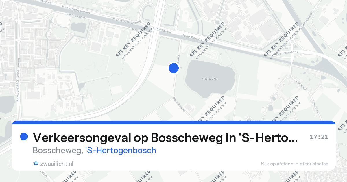 Verkeersongeval op Bosscheweg in 'S-Hertogenbosch — 26 aug 2026