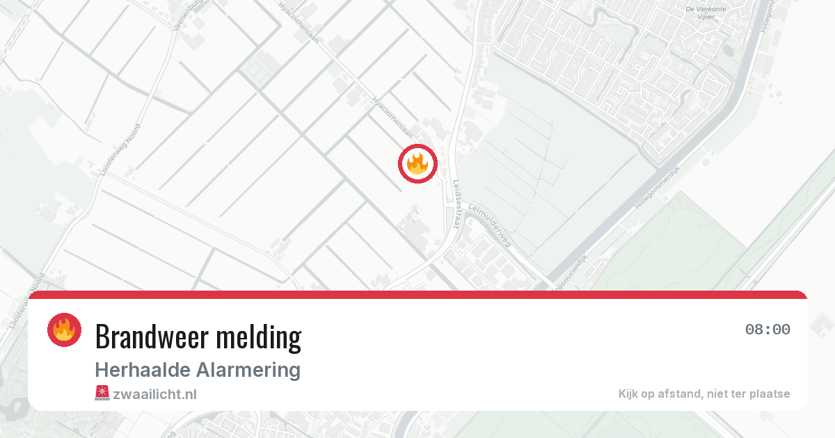Brandweer melding — 11 jul 2026