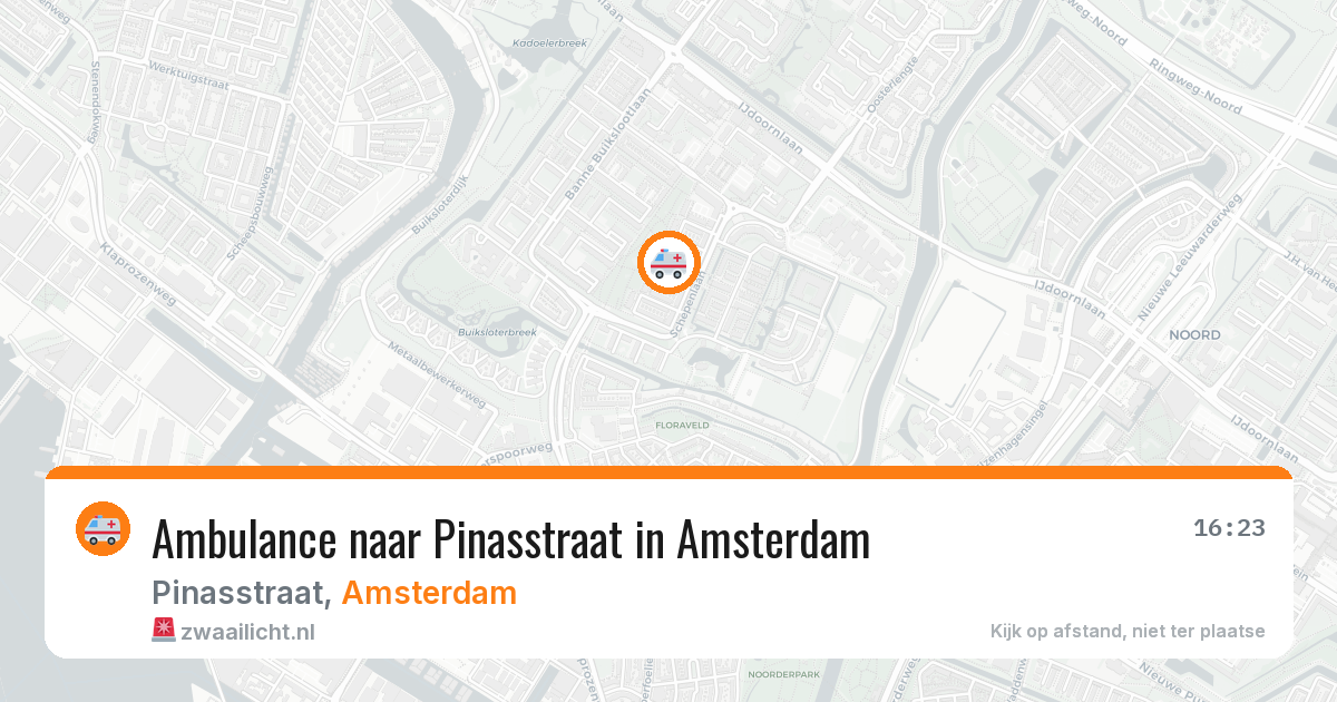 Ambulance naar Pinasstraat in Amsterdam — 10 jun 2026