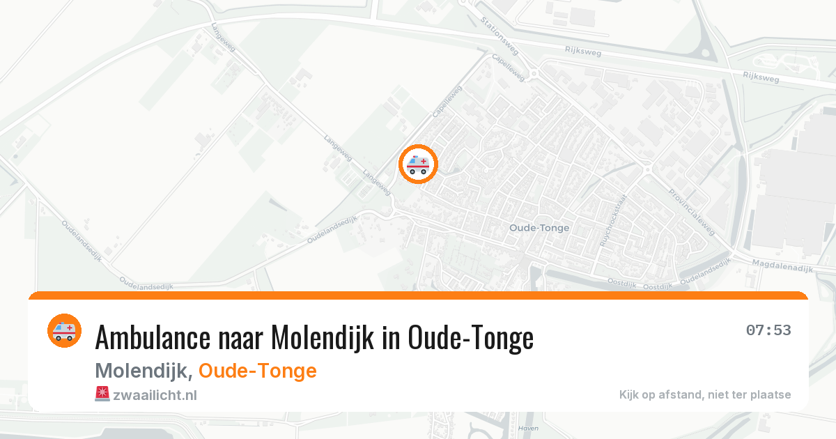 Ambulance naar Molendijk in Oude-Tonge — 9 feb 2026
