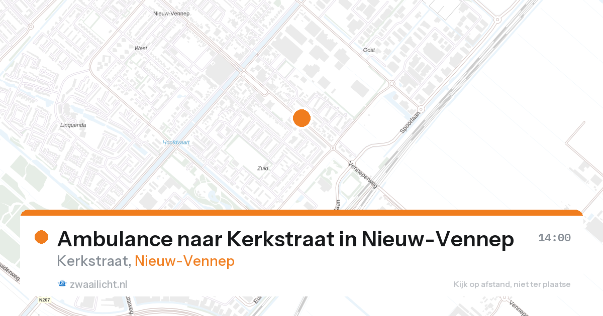 Ambulance naar Kerkstraat in Nieuw-Vennep — 12 jun 2026