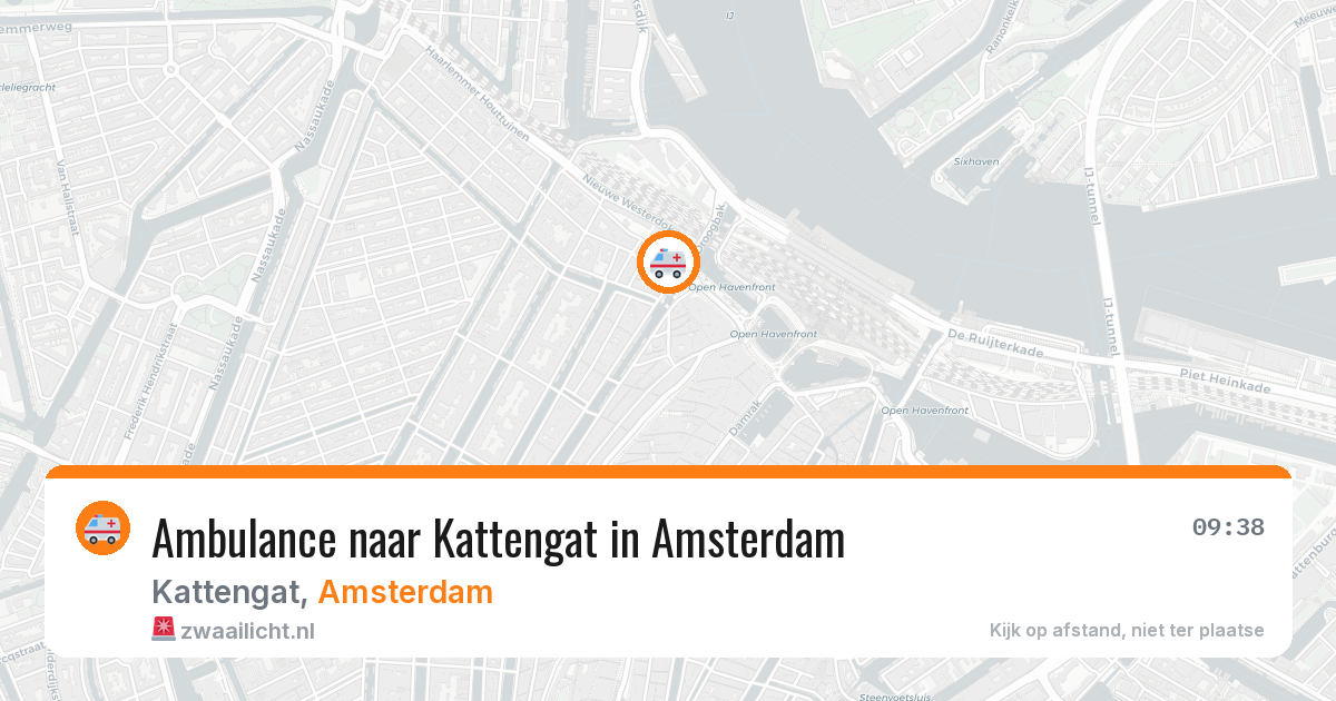Ambulance naar Kattengat in Amsterdam — 20 mrt 2026