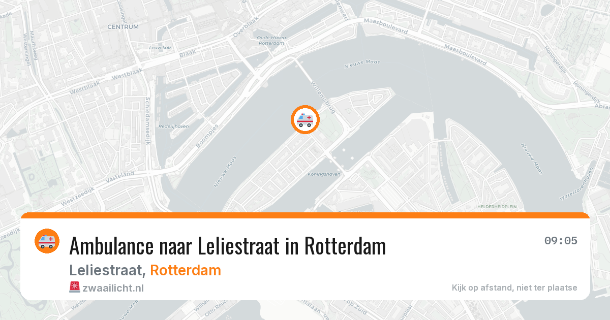 Ambulance naar Leliestraat in Rotterdam — 28 jun 2026
