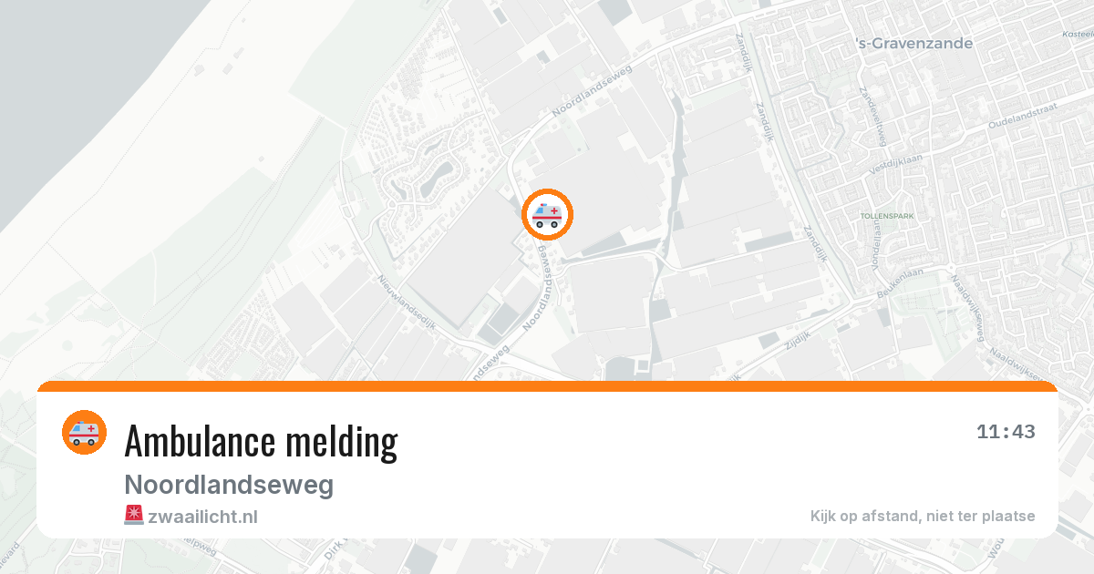 Ambulance melding — 26 mrt 2026