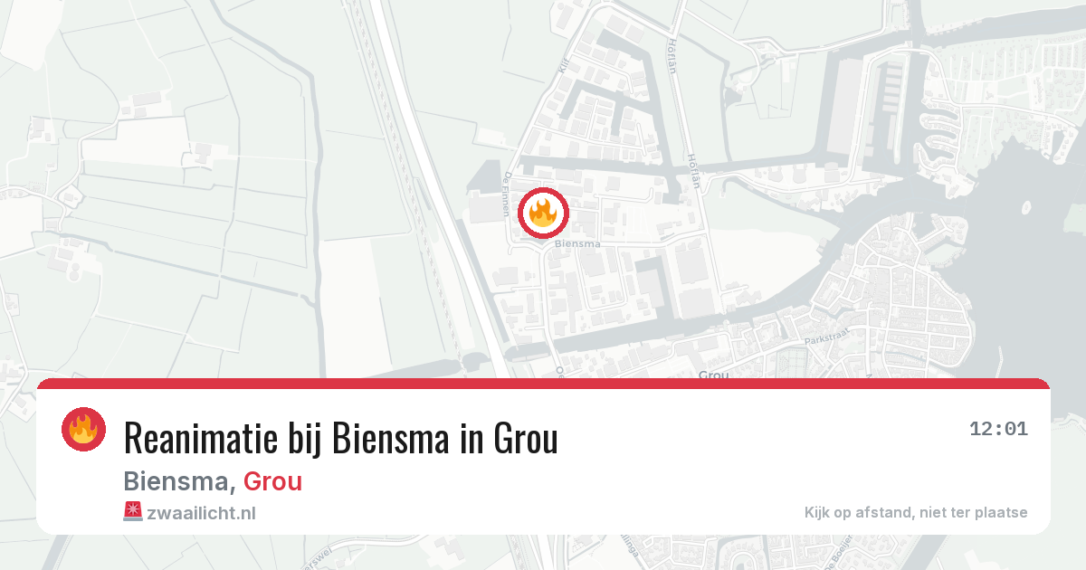 Reanimatie bij Biensma in Grou — 20 jun 2026