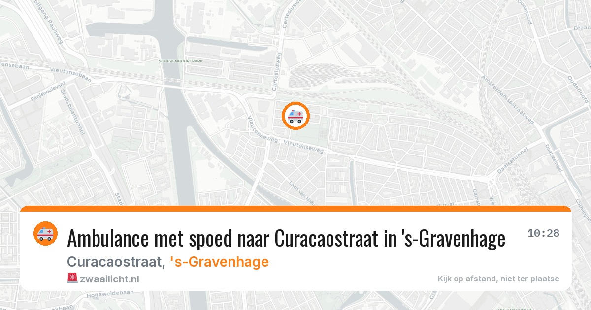 Ambulance met spoed naar Curacaostraat in 's-Gravenhage — 31 mrt 2026