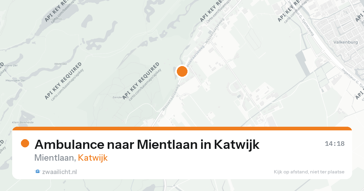 Ambulance naar Mientlaan in Katwijk — 23 jul 2026