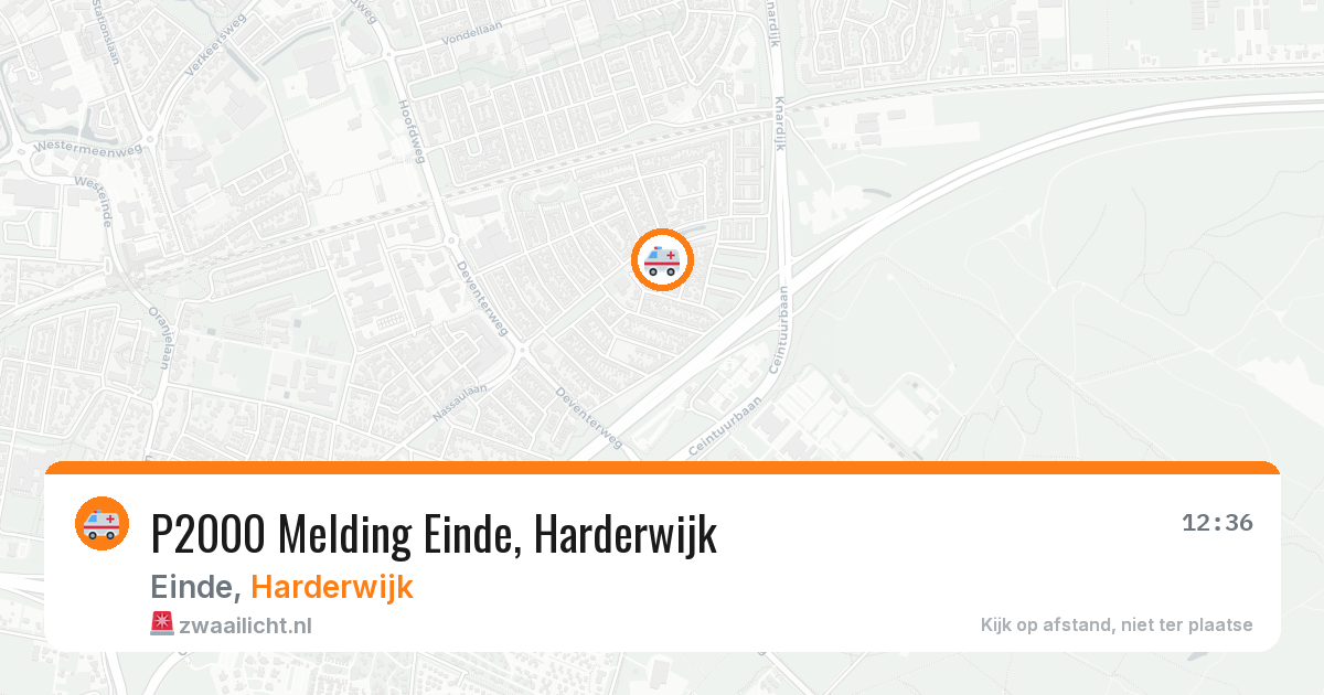 P2000 Melding Einde, Harderwijk — 5 feb 2026