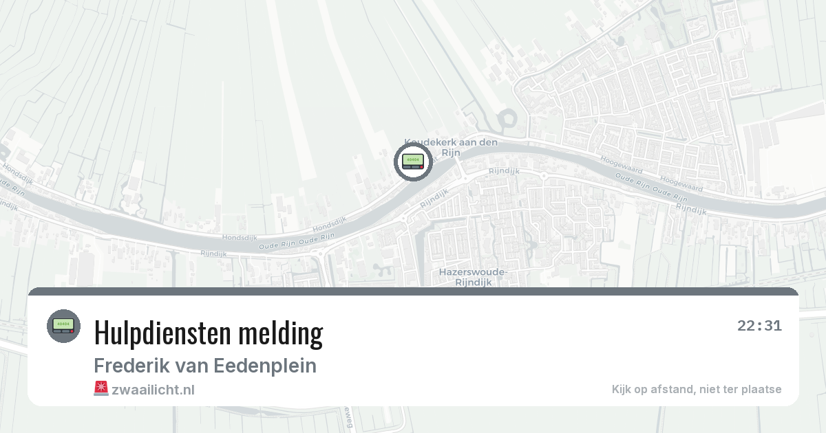 Hulpdiensten melding — 10 feb 2026