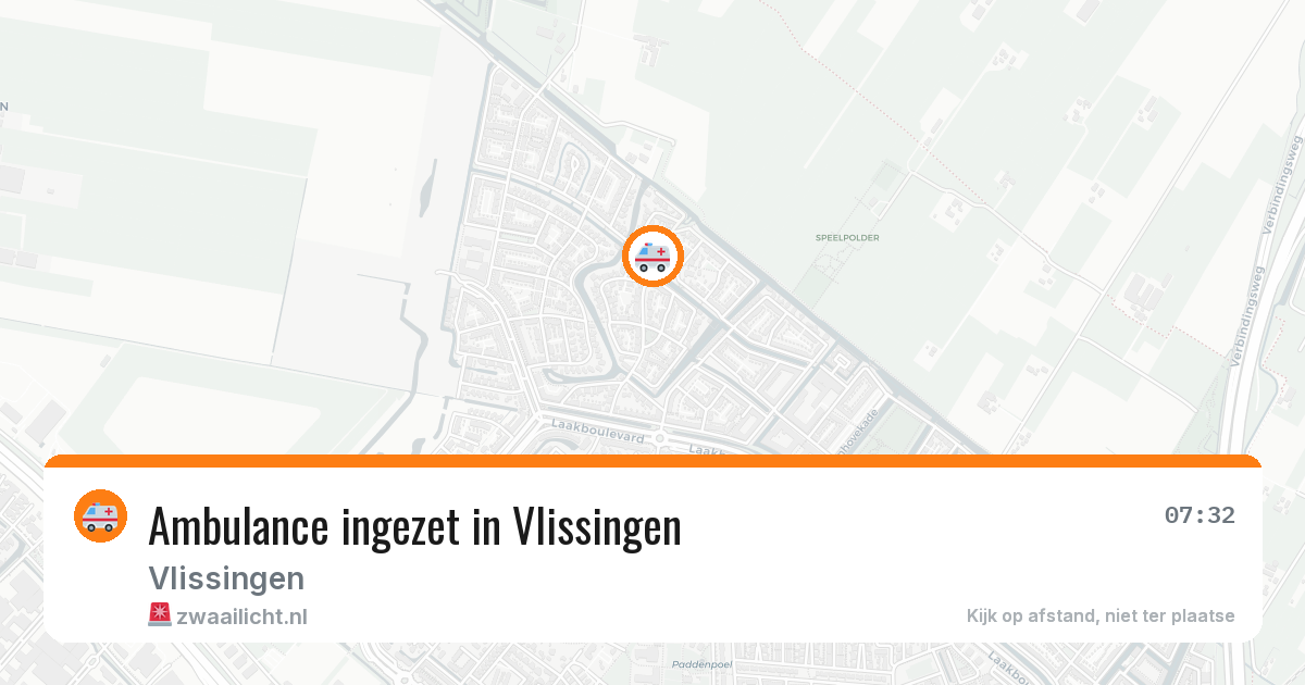 Ambulance ingezet in Vlissingen — 5 feb 2026