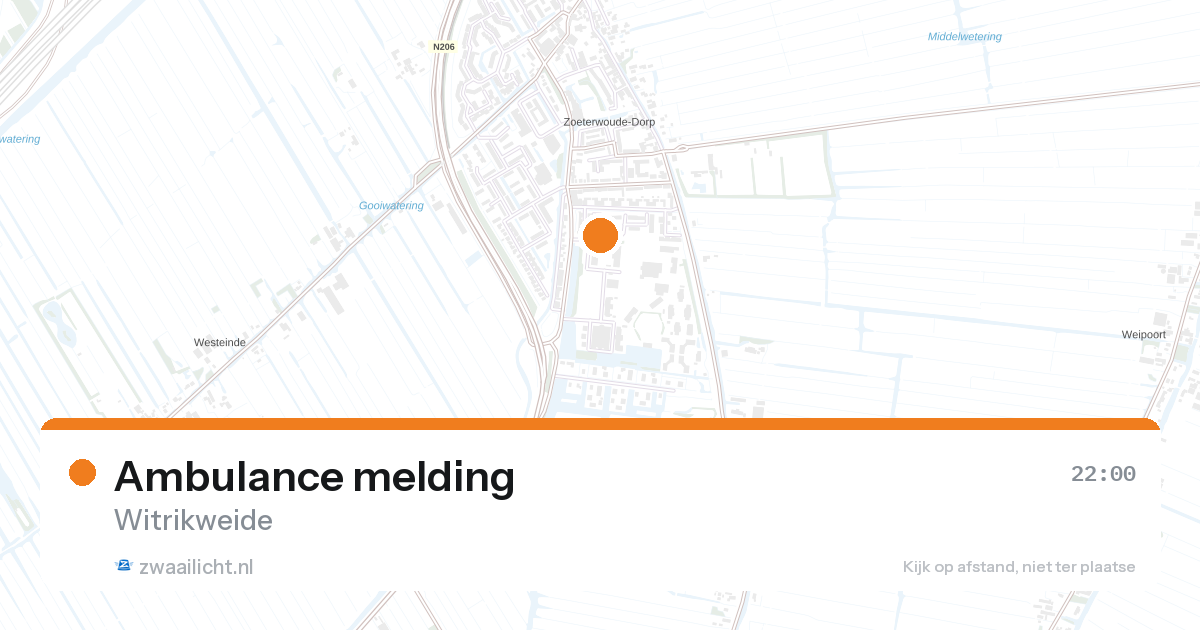 Ambulance melding — 7 mei 2026