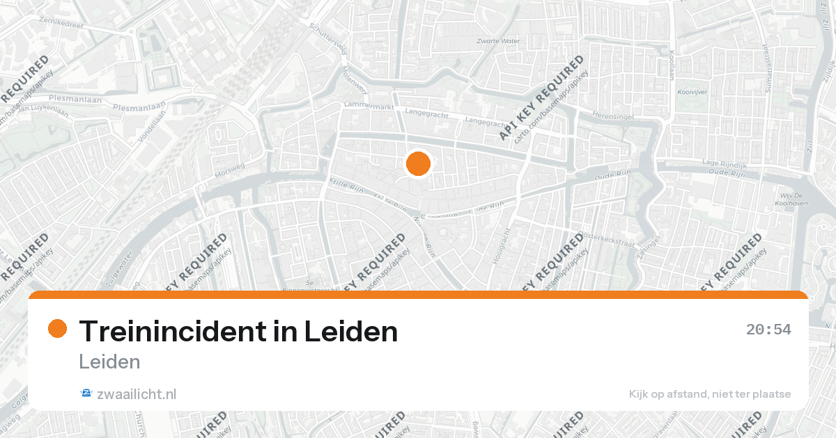 Treinincident in Leiden — 10 mei 2026
