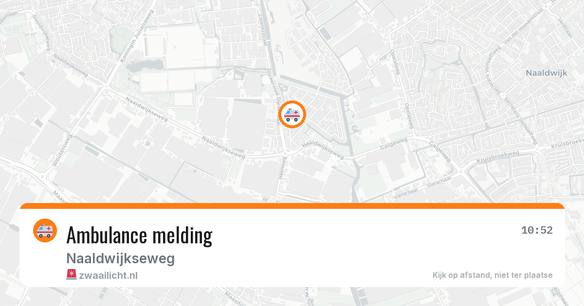 Ambulance melding — 31 mrt 2026