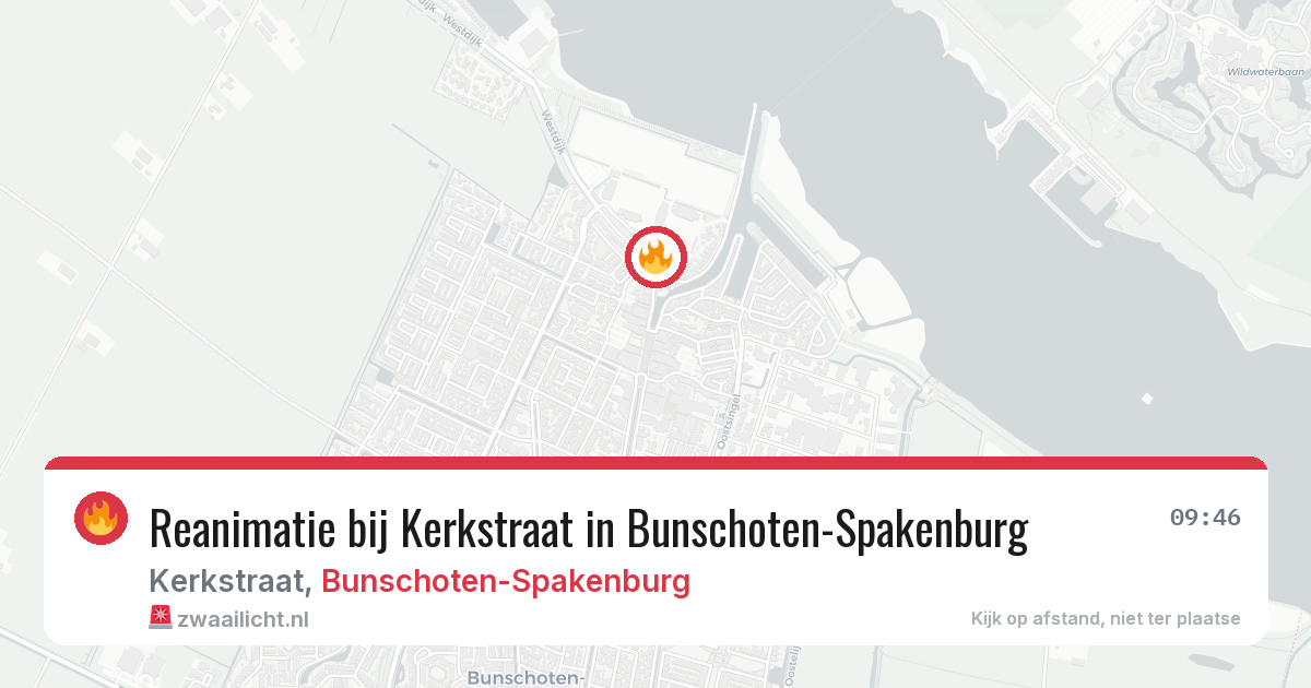Reanimatie bij Kerkstraat in Bunschoten-Spakenburg — 6 jun 2026