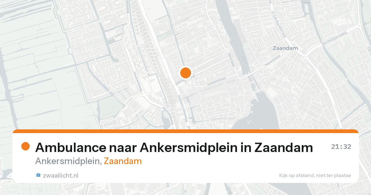 Ambulance naar Ankersmidplein in Zaandam — 28 mei 2026