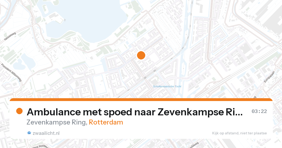 Ambulance met spoed naar Zevenkampse Ring in Rotterdam — 7 feb 2026