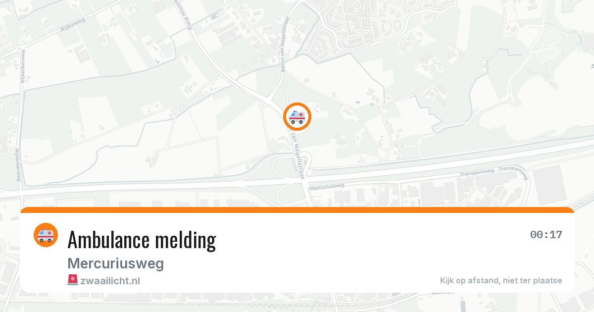 Ambulance melding — 29 jan 2026
