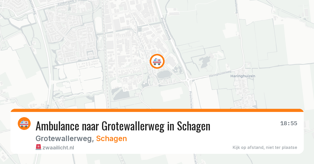 Ambulance naar Grotewallerweg in Schagen — 30 mrt 2026