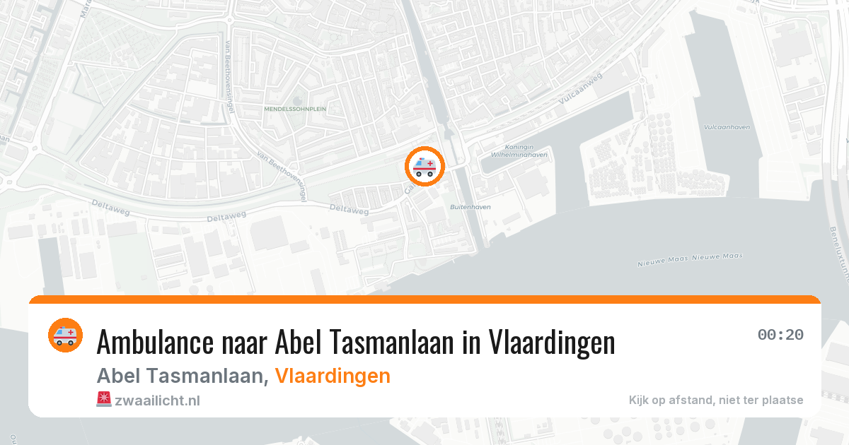 Ambulance naar Abel Tasmanlaan in Vlaardingen — 7 mei 2026