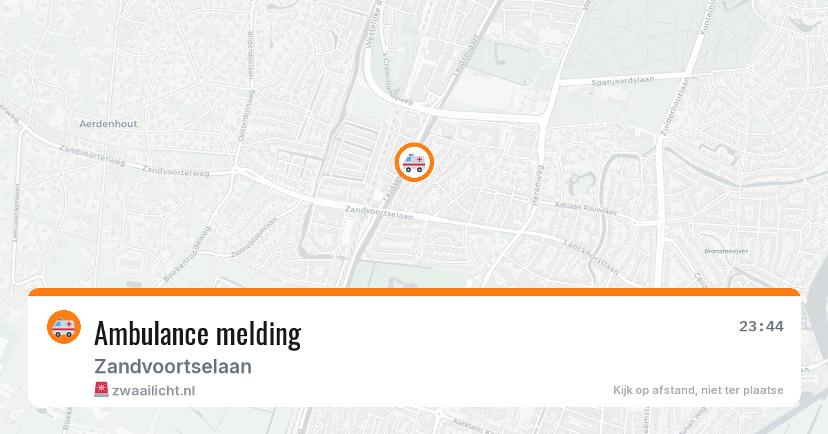 Ambulance melding — 4 apr 2026