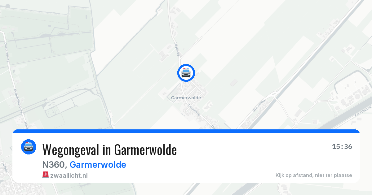 Wegongeval in Garmerwolde — 2 jul 2026