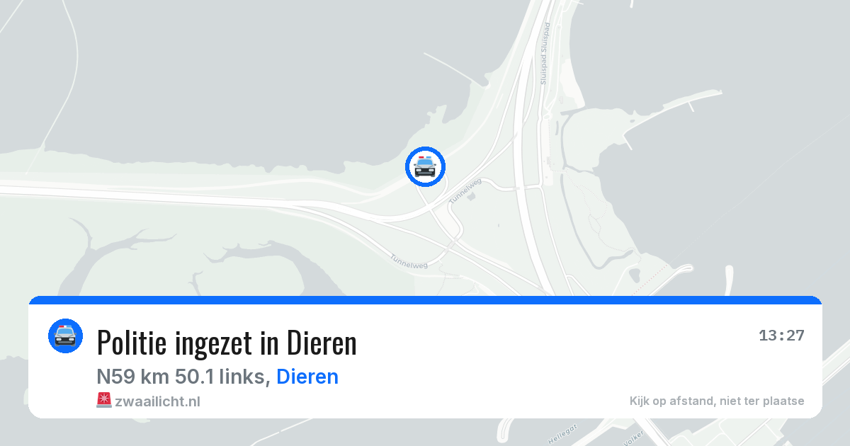 Politie ingezet in Dieren — 12 aug 2026 | 🚨 Zwaailicht.nl