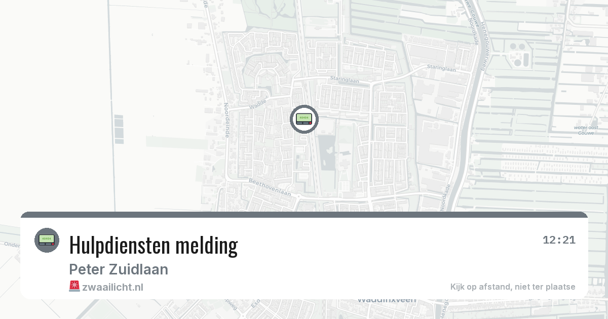 Hulpdiensten melding — 10 feb 2026