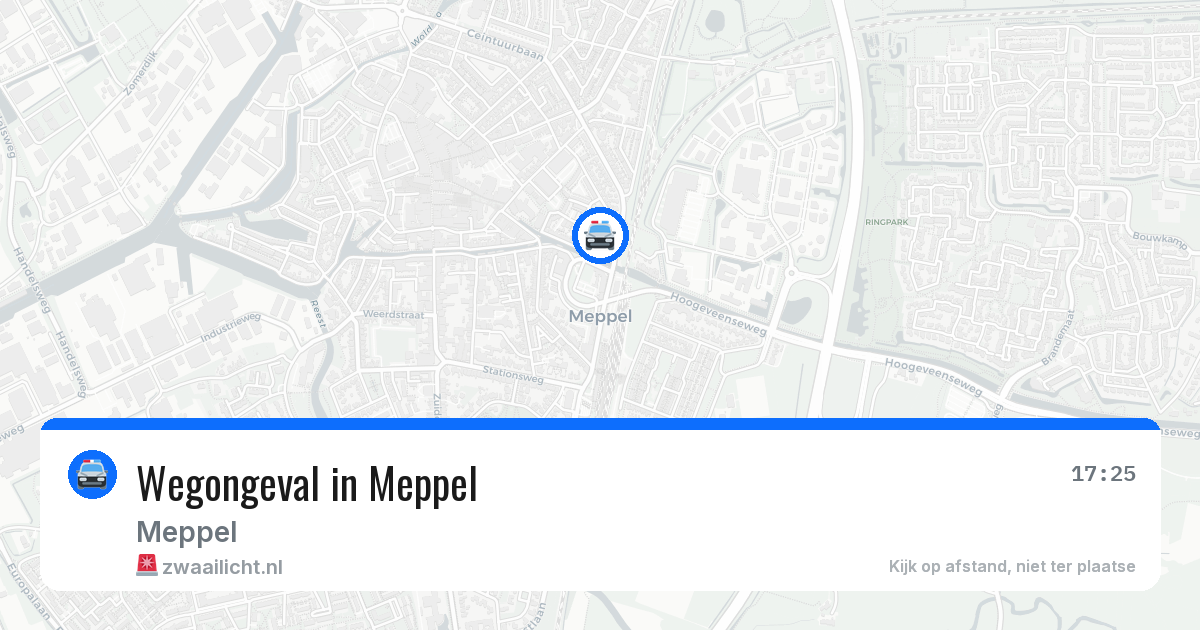 Wegongeval in Meppel — 5 jul 2026