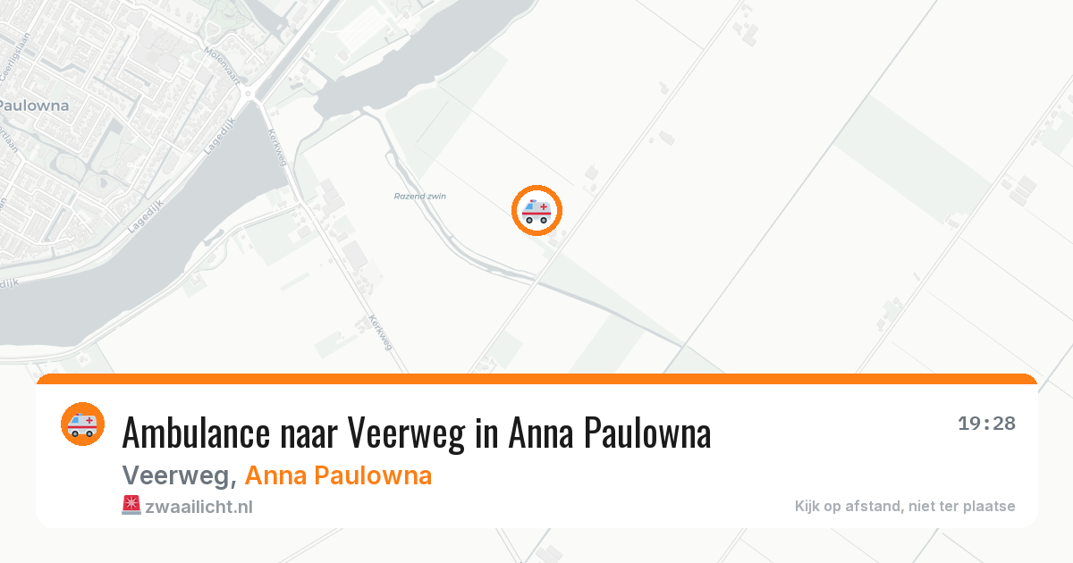 Ambulance naar Veerweg in Anna Paulowna — 23 mei 2026
